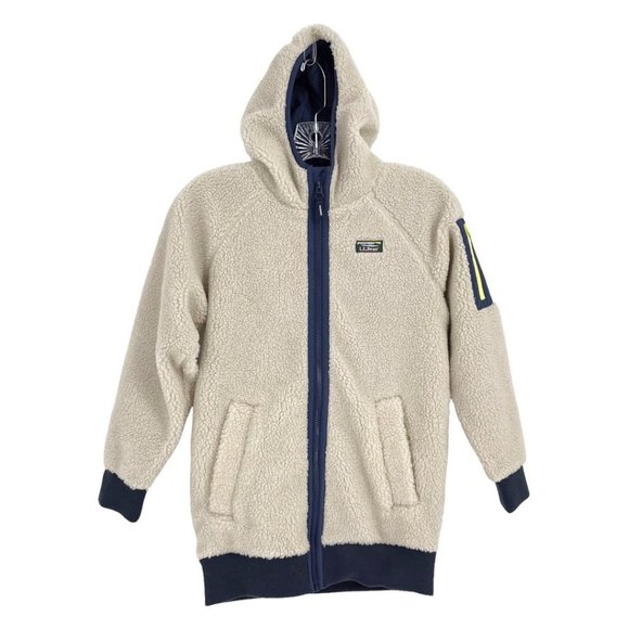 L.L. Bean Kid's Sherpa Fleece Long Coat NWT Size S - Picture 12 of 14